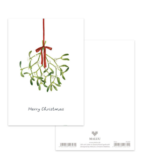 Ansichtkaart Mistletoe