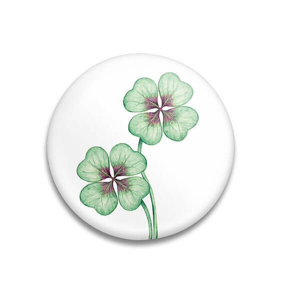 Decoratieve magneet Lucky Clover