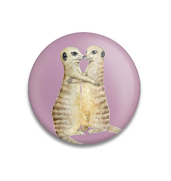 Decoratieve magneet Meerkats