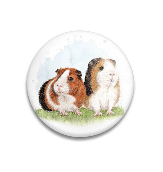 Decoratieve magneet Piggy Pair