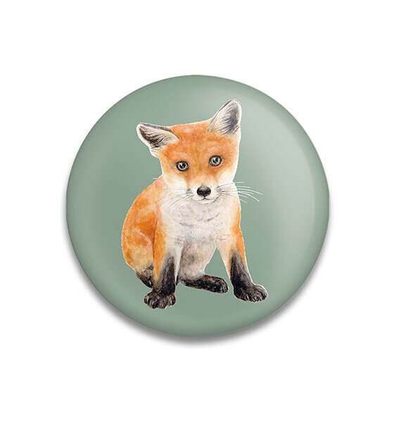 Decoratieve magneet Red Fox