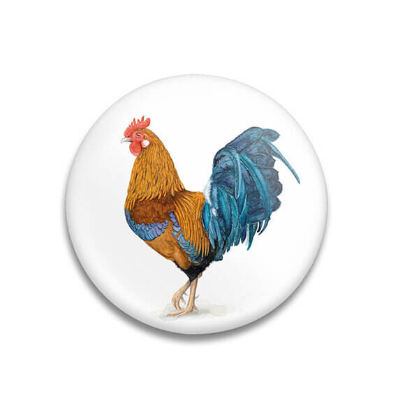 Decoratieve magneet Royal Rooster