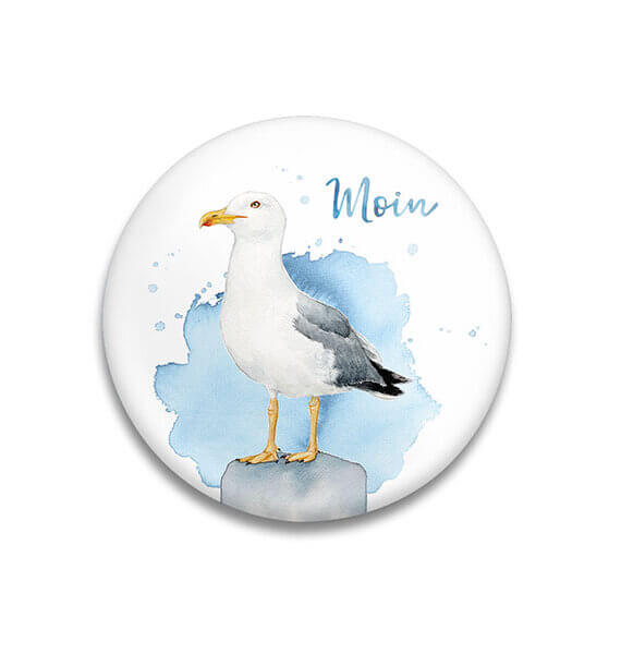 Decoratieve magneet Seagull