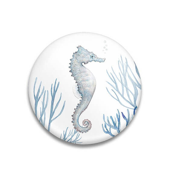 Decoratieve magneet Seahorse Coral