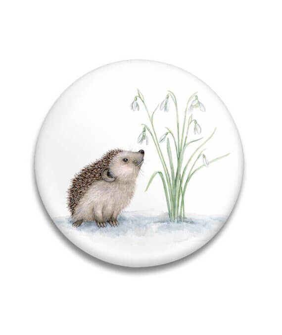 Decoratieve magneet Snowdrop Hedgehog