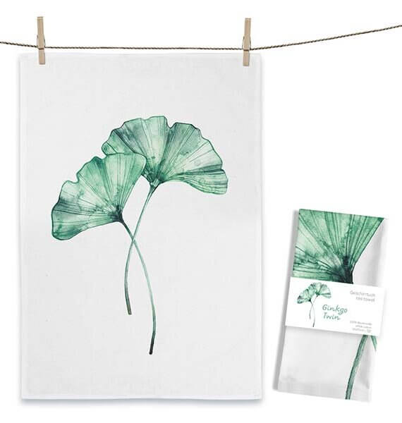 Theedoek Ginkgo Twin