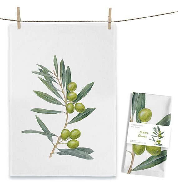 Theedoek Green Olives