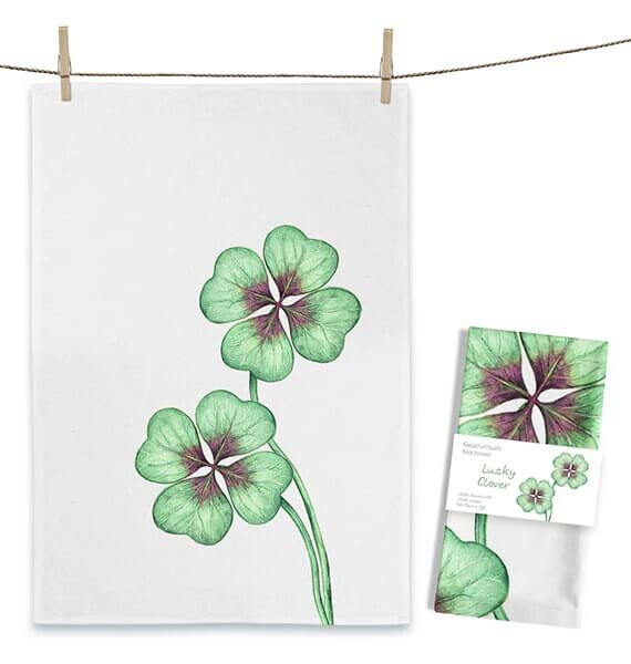 Theedoek Lucky Clover