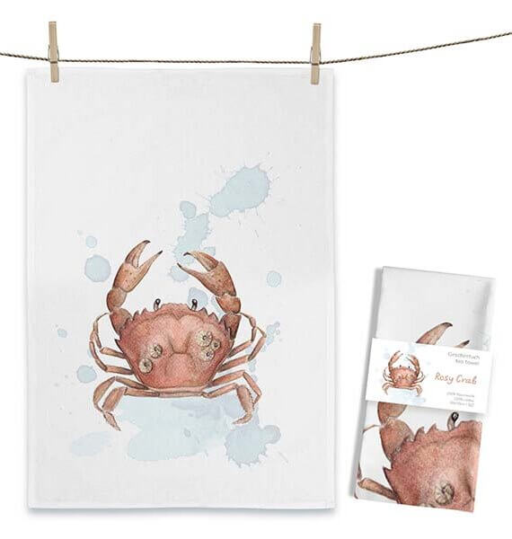 Theedoek Rosy Crab