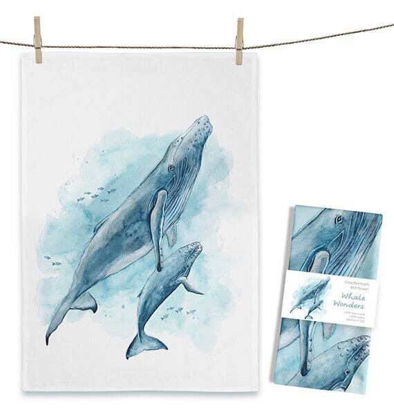 Theedoek Whale Wonders