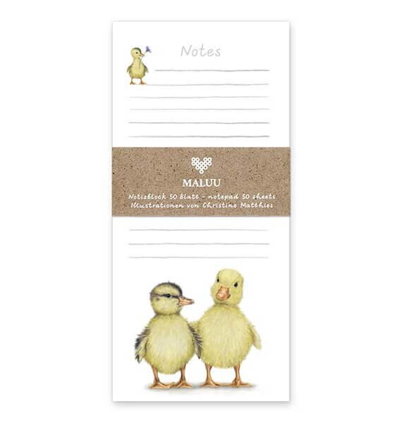 Notitieblok Lovely Duckling