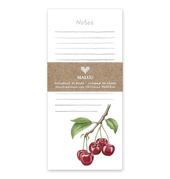 Notitieblok Sweet Cherries