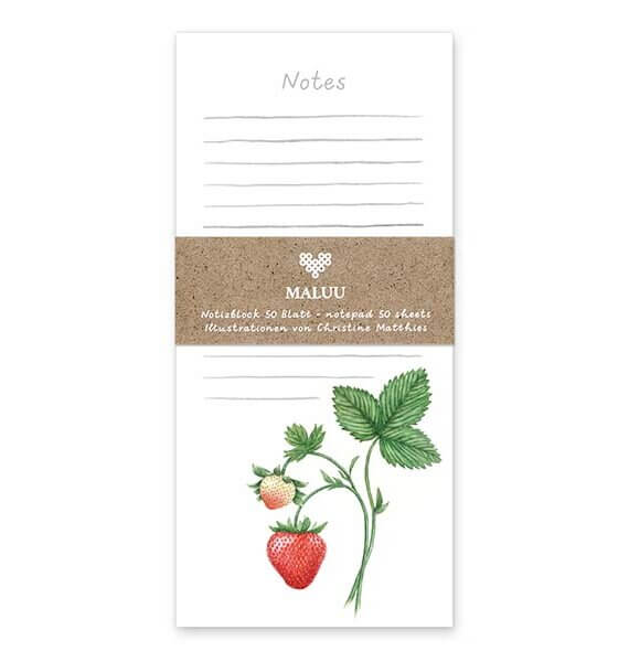 Notitieblok Sweet Strawberry