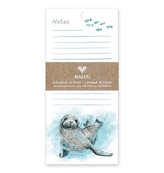 Notitieblok Swimming Seal