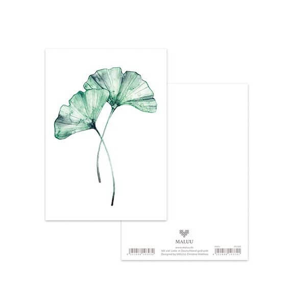 Ansichtkaart Ginkgo Twin