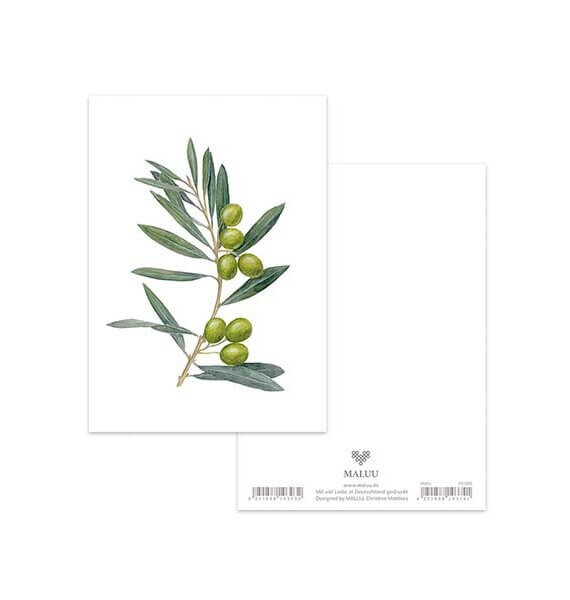 Ansichtkaart Green Olives