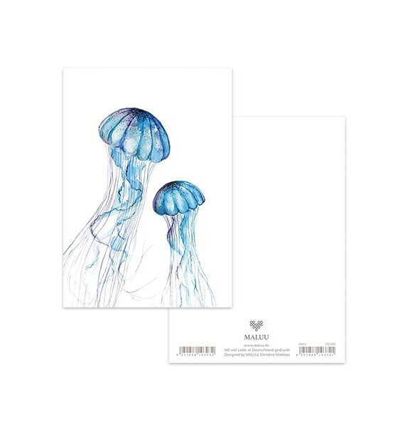 Ansichtkaart Jellyfish Duo