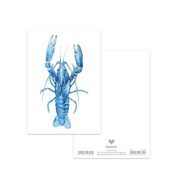Ansichtkaart Lobster Blues