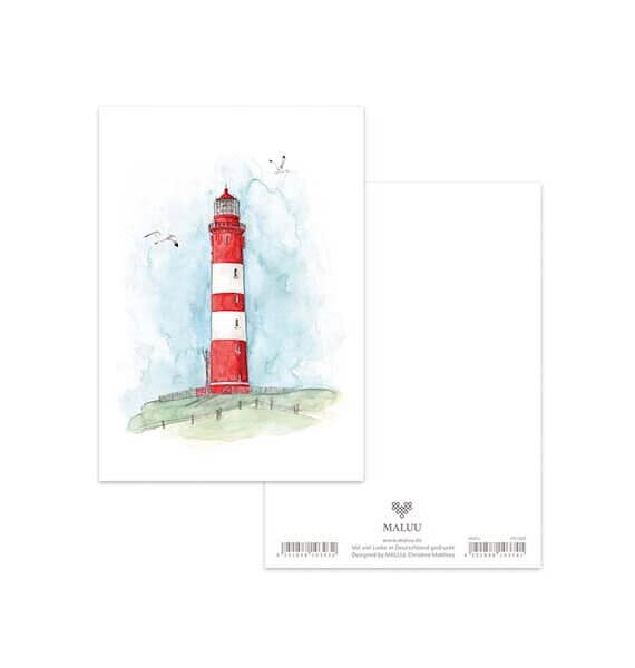 Ansichtkaart Red Lighthouse