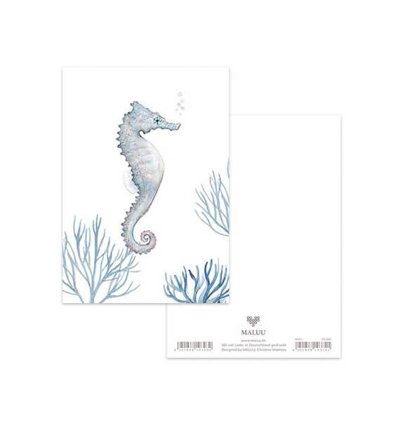 Ansichtkaart Seahorse Coral