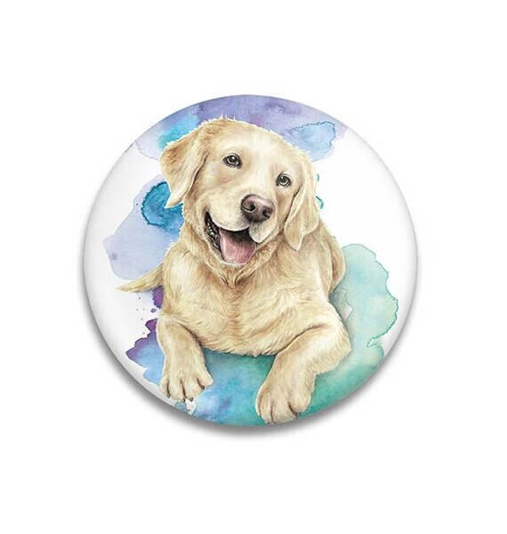 Decoratieve magneet Labrador Vibes