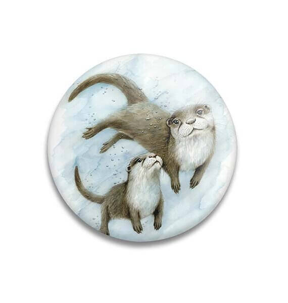 Decoratieve magneet Otter Flow