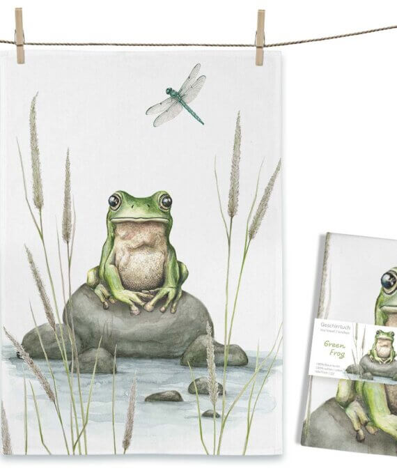 Theedoek Green Frog