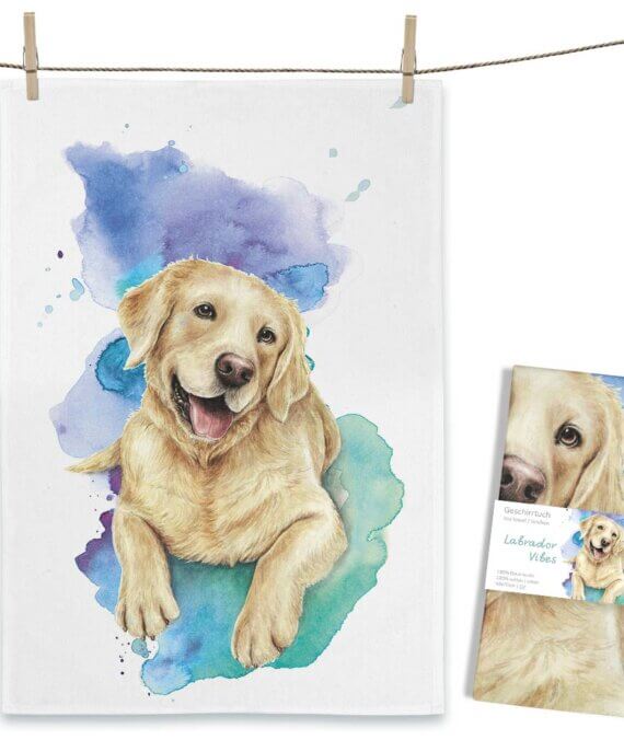 Theedoek Labrador Vibes