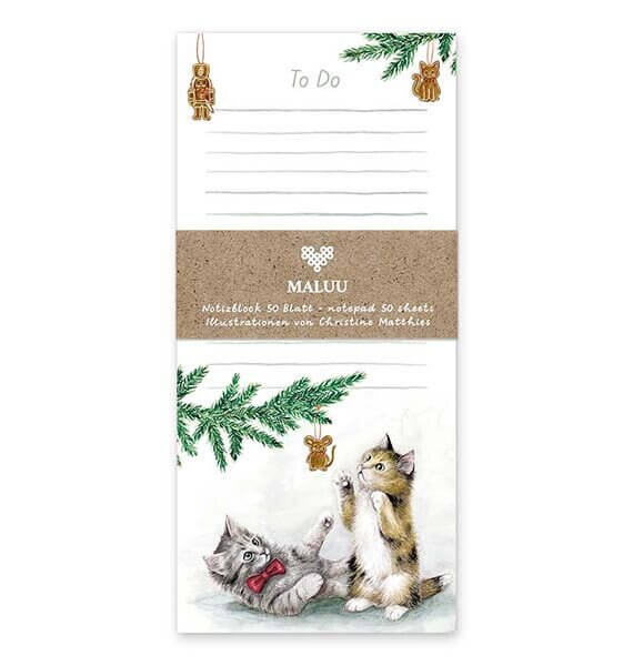 Notitieblok Christmas Cats