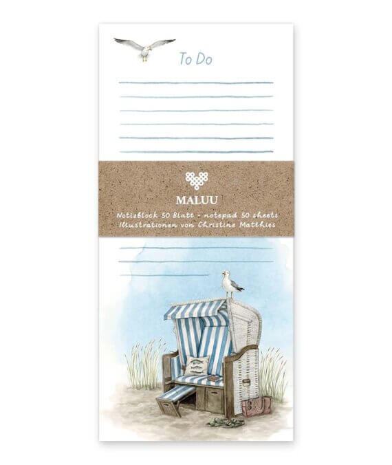 Notitieblok Seaside Memories