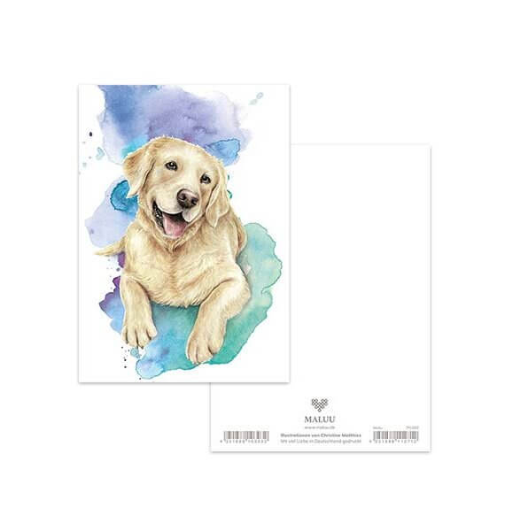 Ansichtkaart Labrador Vibes