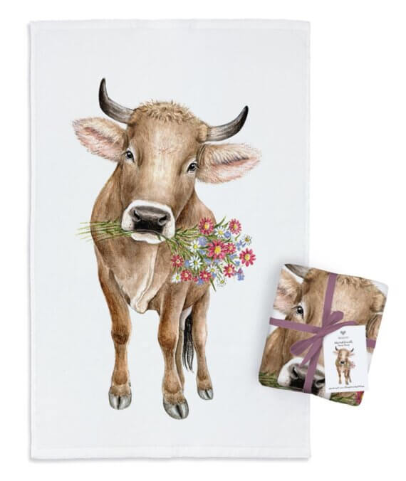Handdoek Charming Cow