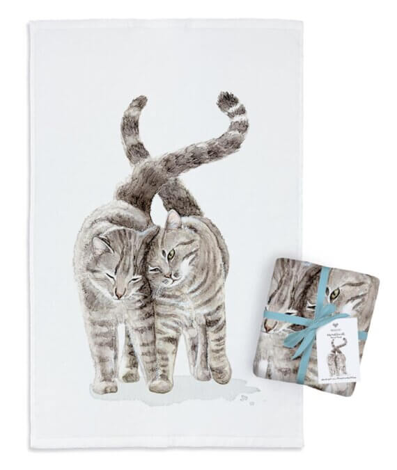 Handdoek Cuddling Cats
